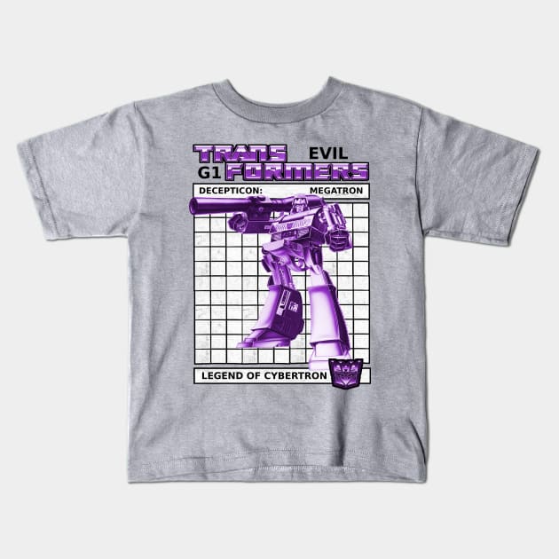 L.O.C Megatron 2018 Kids T-Shirt by CRD Branding